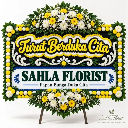 Papan Bunga Duka Bau Bau